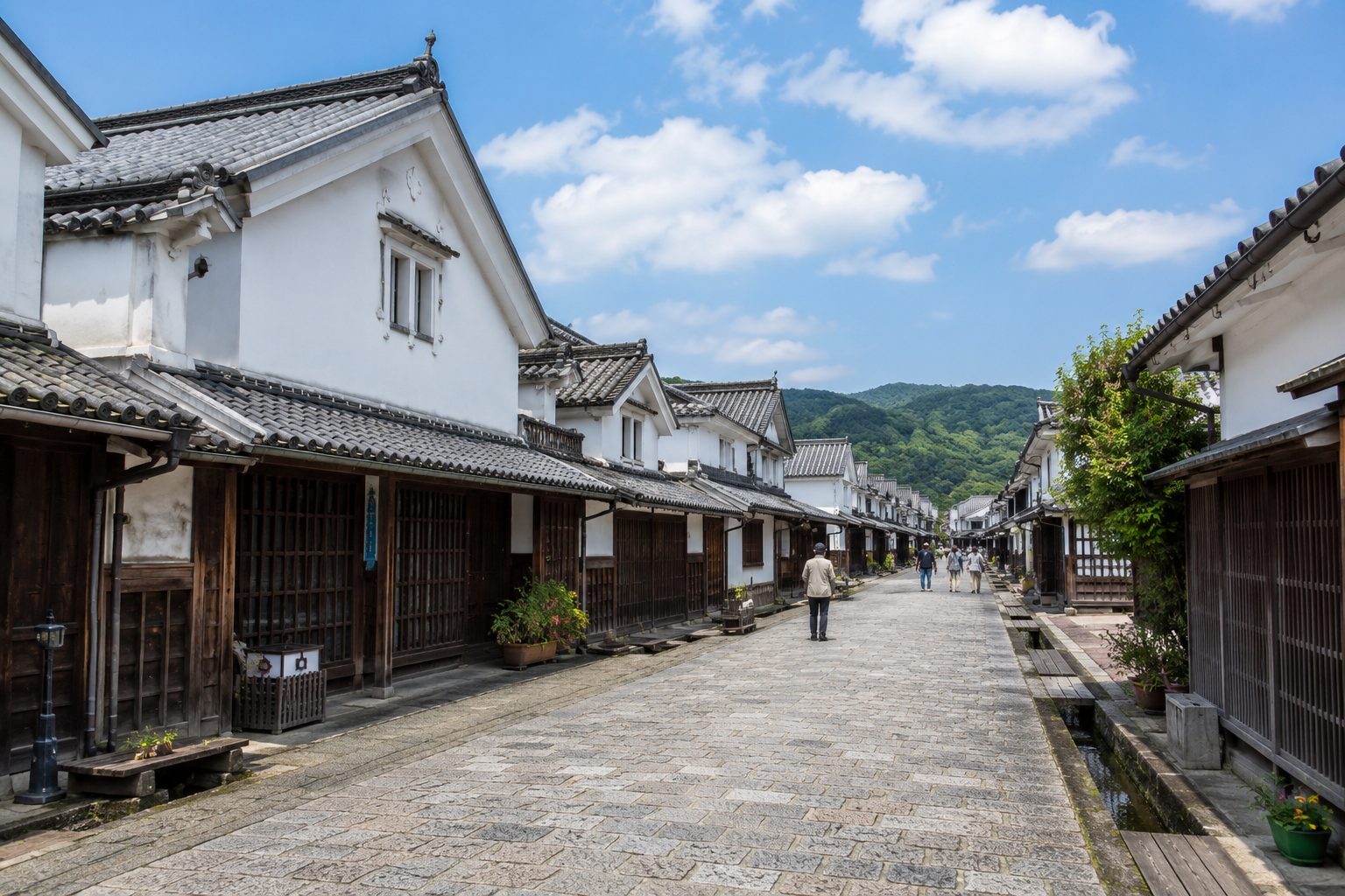 篠山城下町の町並み
